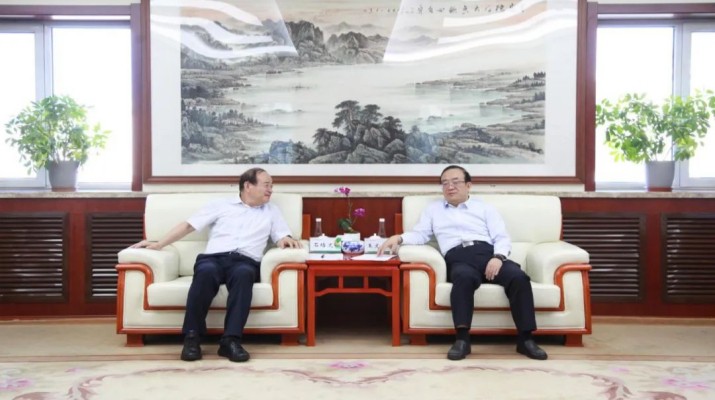 石培文董事長拜訪甘肅省農村信用社聯合社